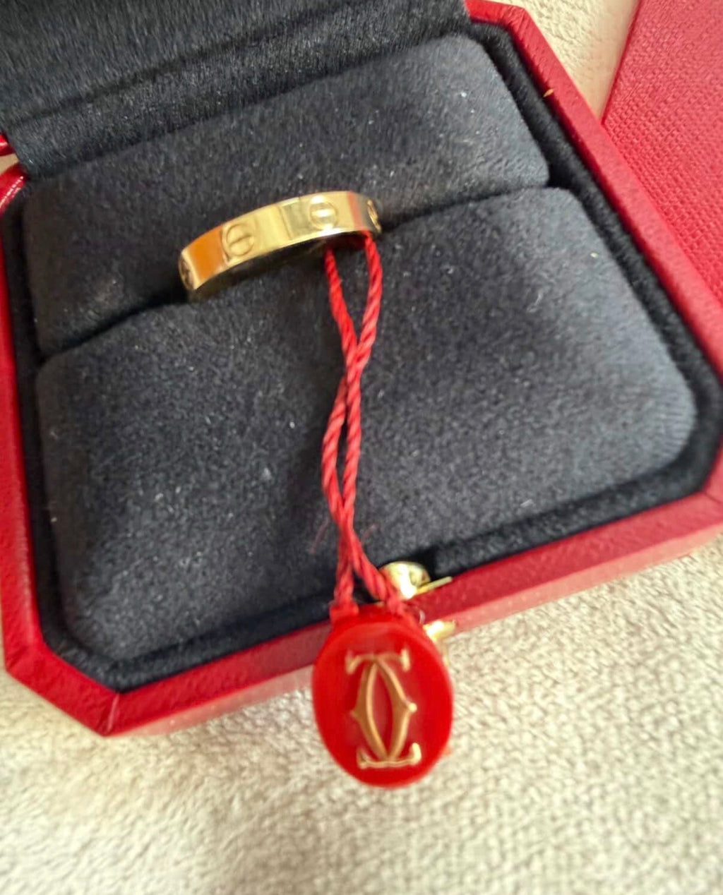 Cartier Love Ring, Small Model (18K Yellow Gold) – Brand New, Full Set