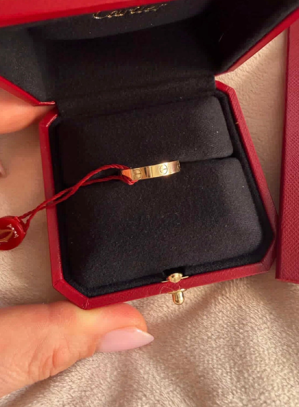 Cartier Love Ring, Small Model (18K Yellow Gold) – Brand New, Full Set