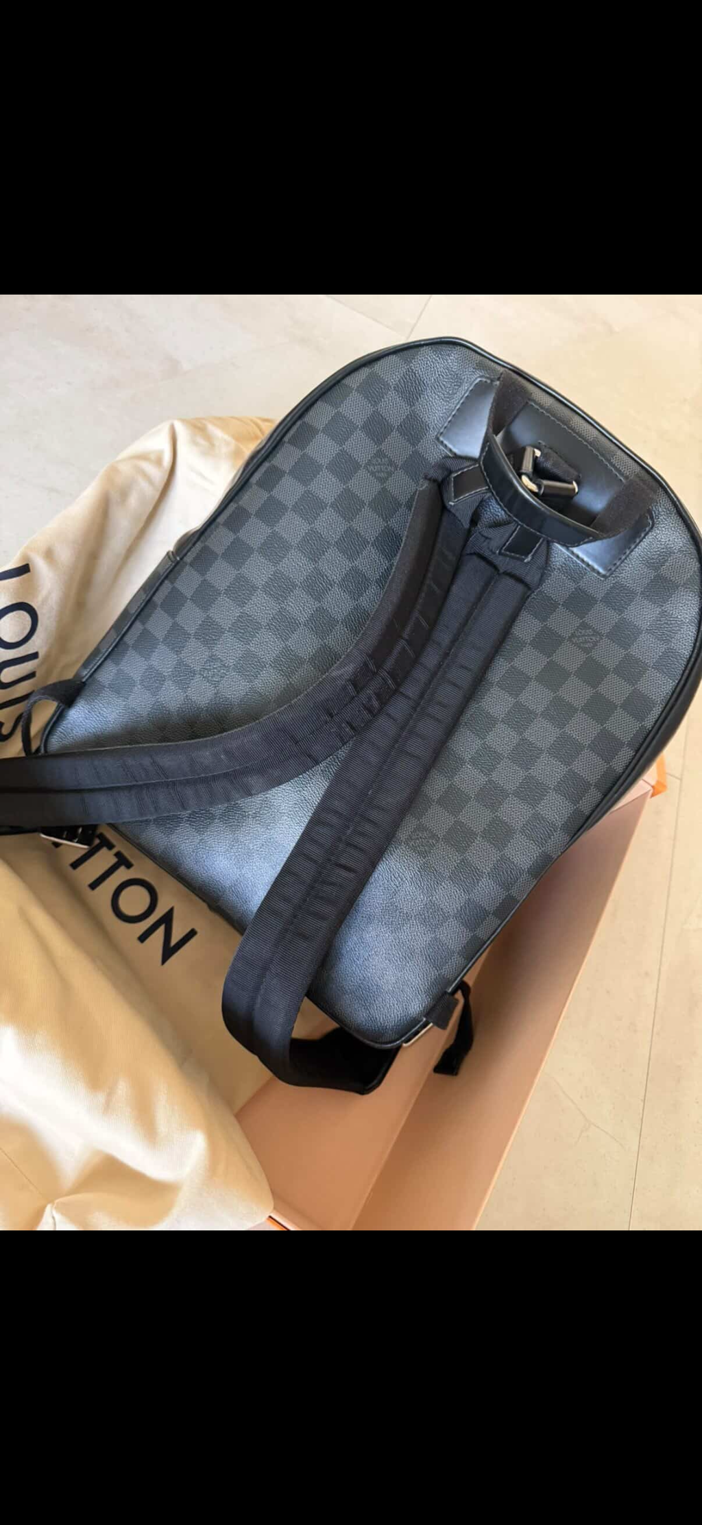 Louis Vuitton Josh Backpack Damier Graphite – Full Set / Pre Owned/ Luxury Brands Malta