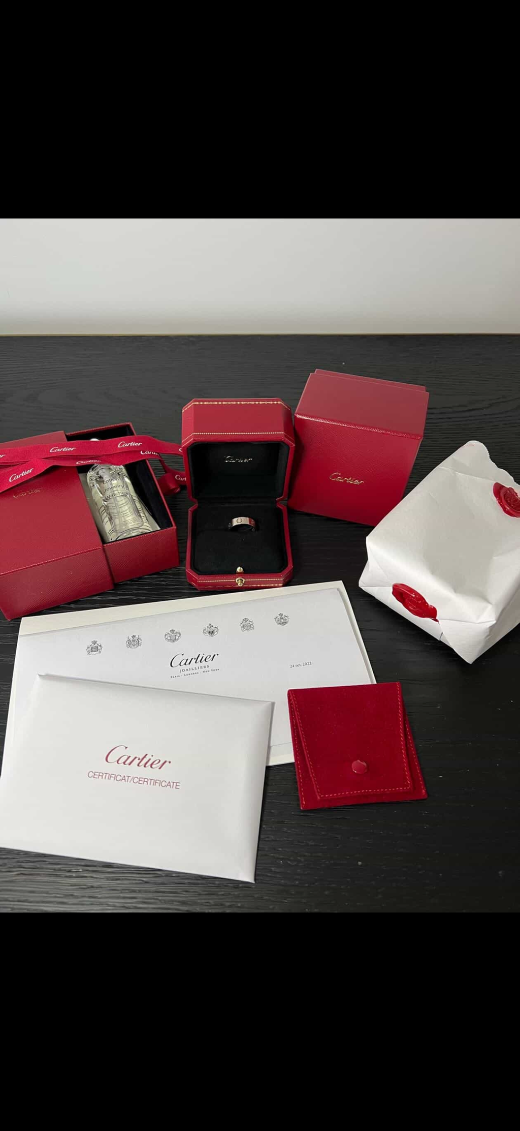 Authentic Cartier LOVE Ring – Classic Model (18K White Gold)Pre Owned / Luxury Brands Malta