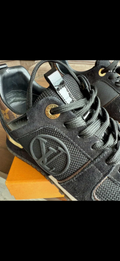 Louis Vuitton Run Away Sneakers – Monogram Canvas & Black Technical Mesh/ Luxury Brand Malta
