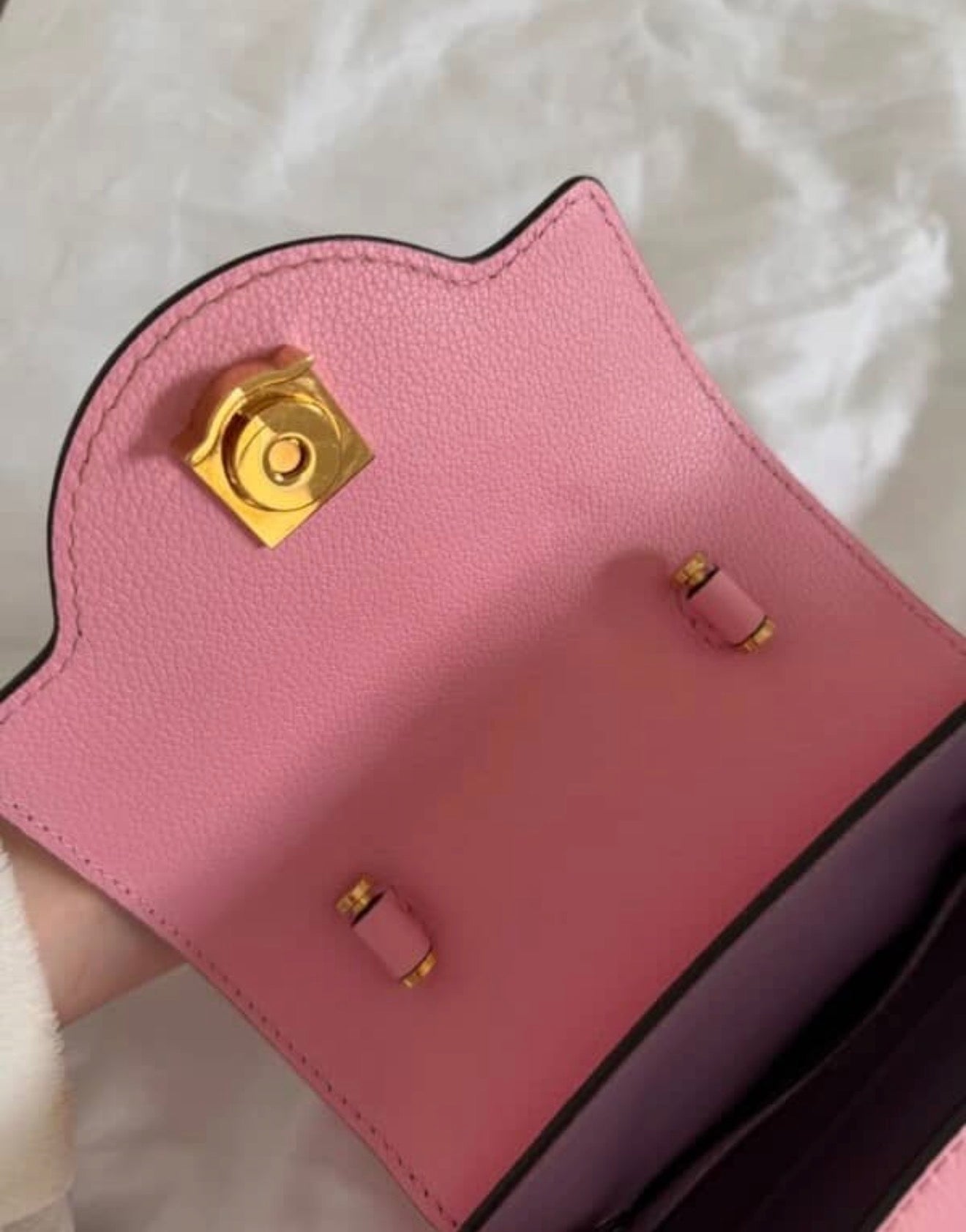 Versace La Medusa Mini Top Handle Bag in Pink – New with Receipt