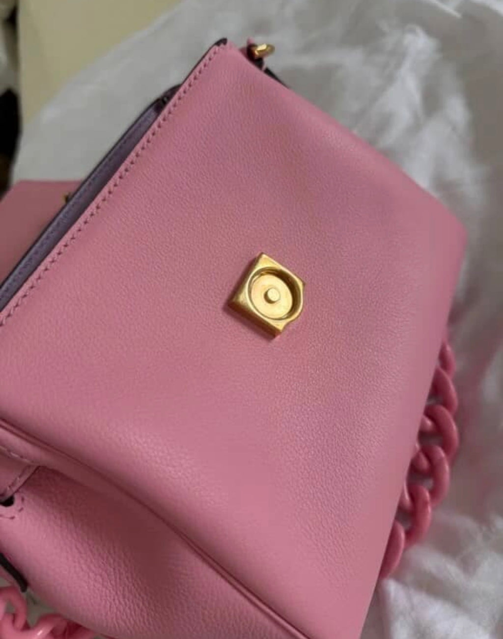 Versace La Medusa Mini Top Handle Bag in Pink – New with Receipt