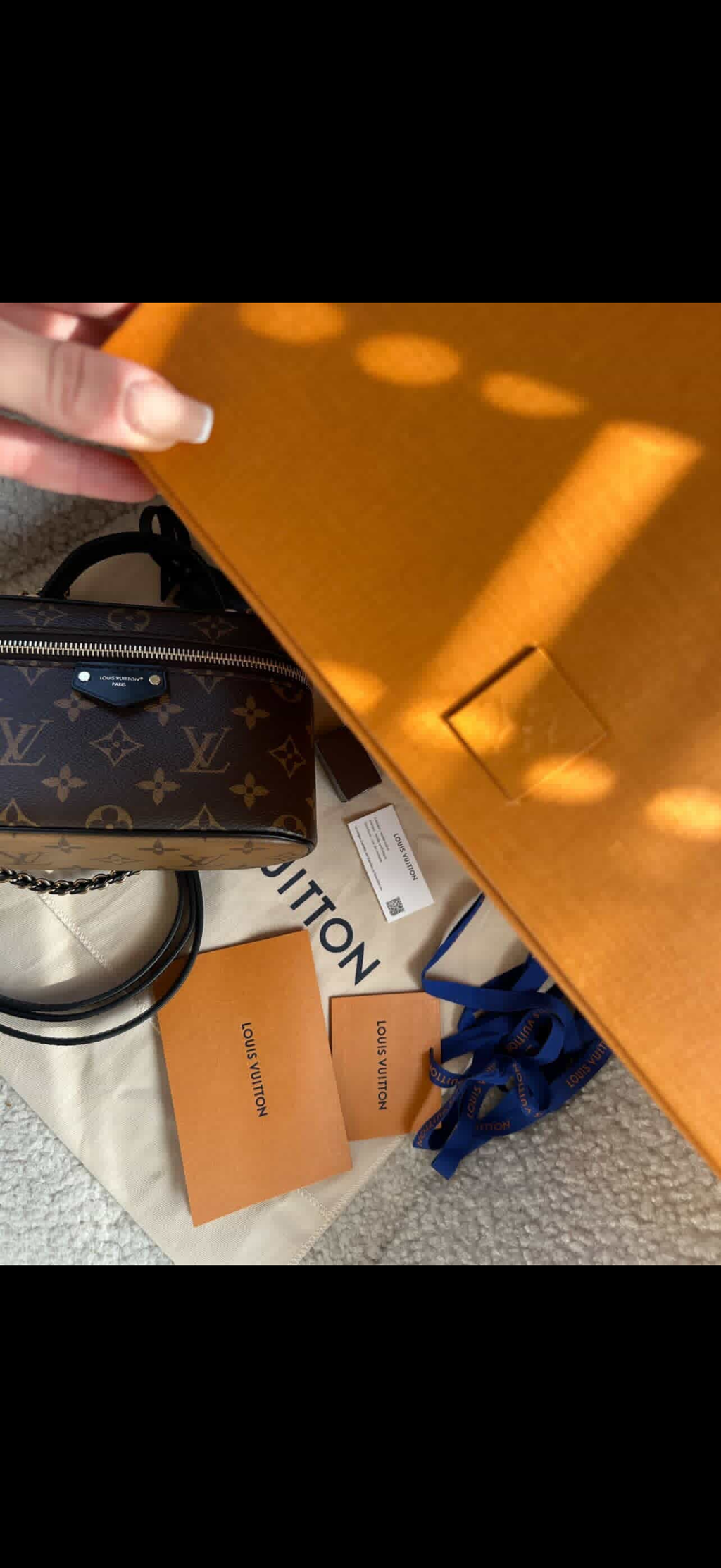 Louis Vuitton Vanity PM - Monogram Reverse Canvas | Brand New Full Set