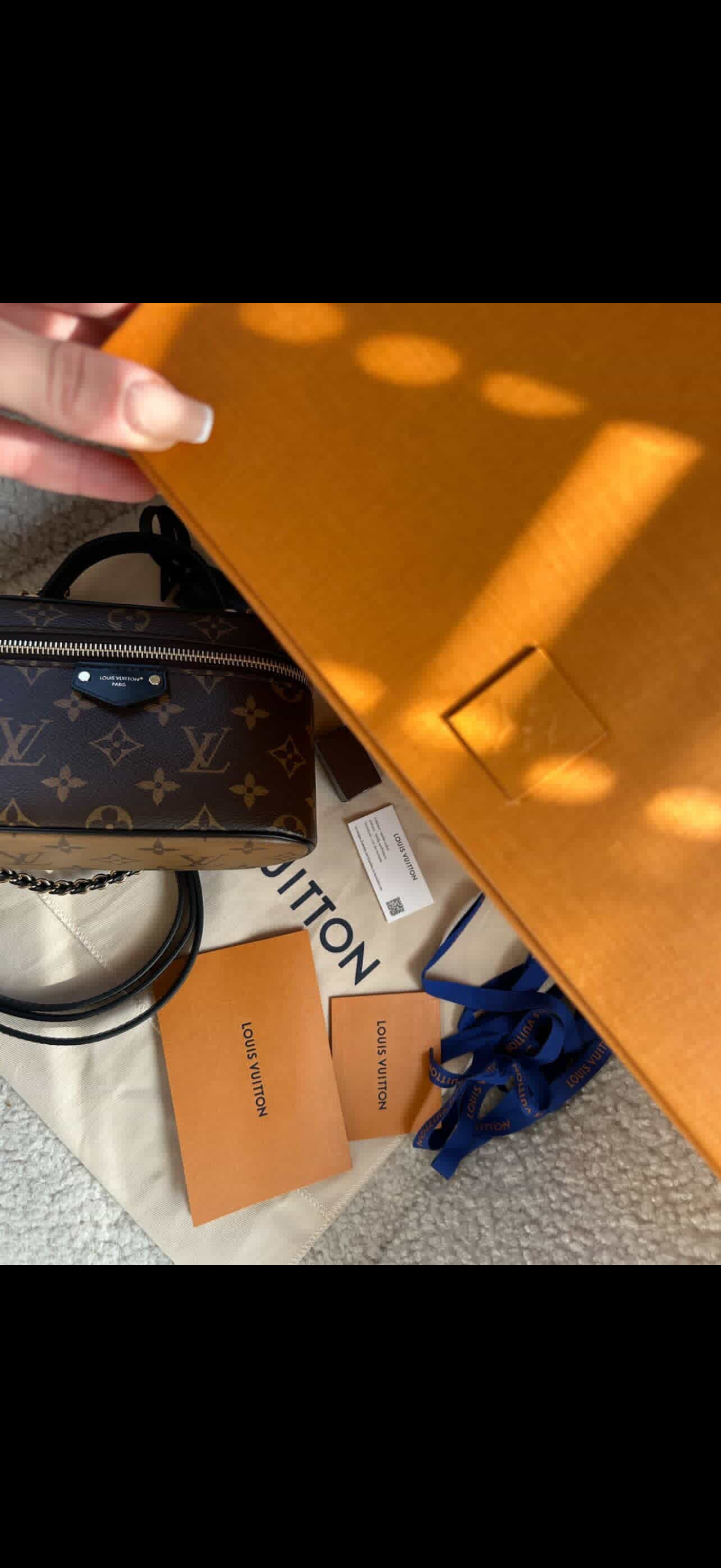Louis Vuitton Vanity PM - Monogram Reverse Canvas | Brand New Full Set
