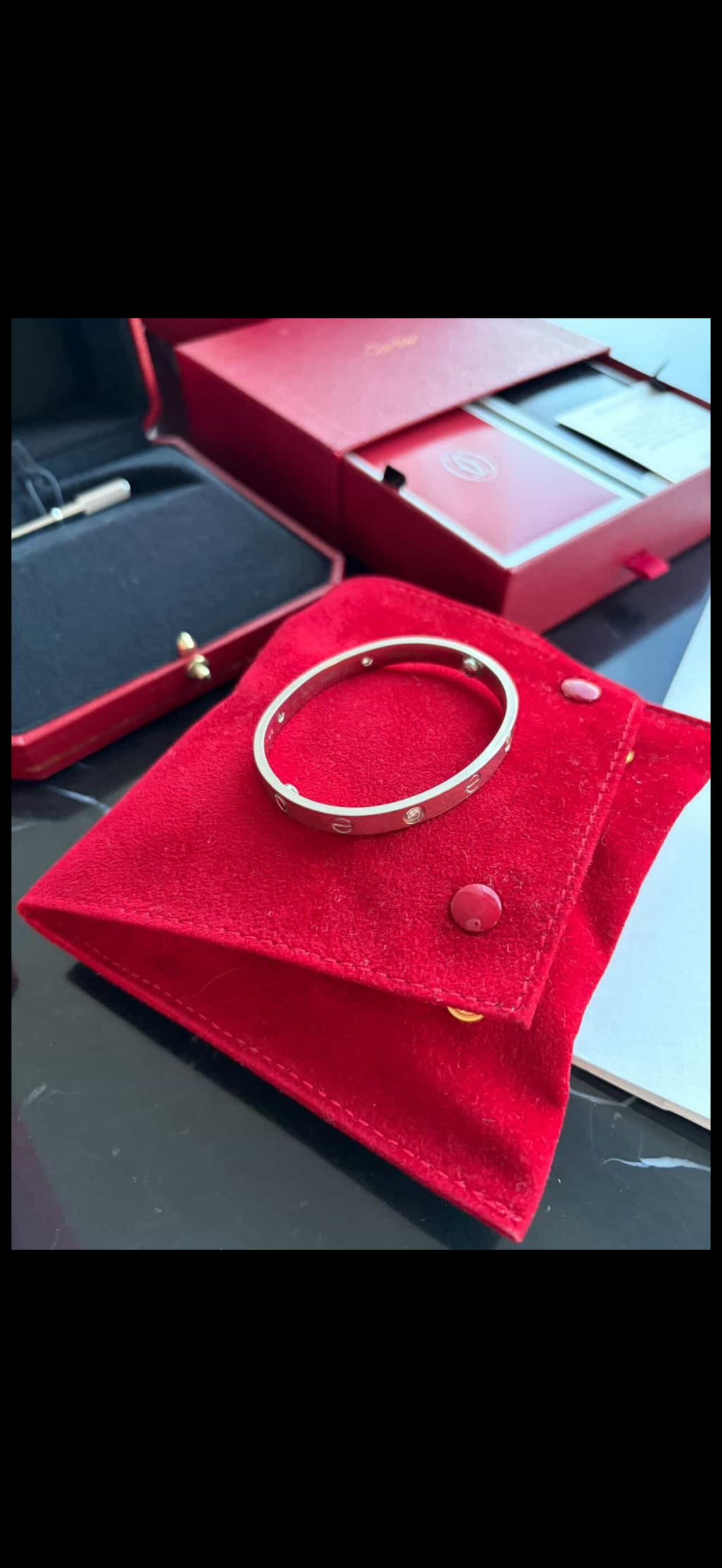 Cartier LOVE Bracelet, 4 Diamonds/ Pre Owned/ Luxury Brands Malta