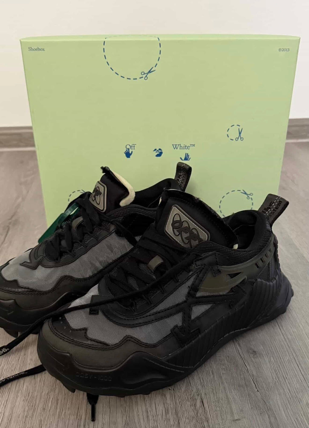 Off-White ODSY-1000 Chunky Sneakers - Black