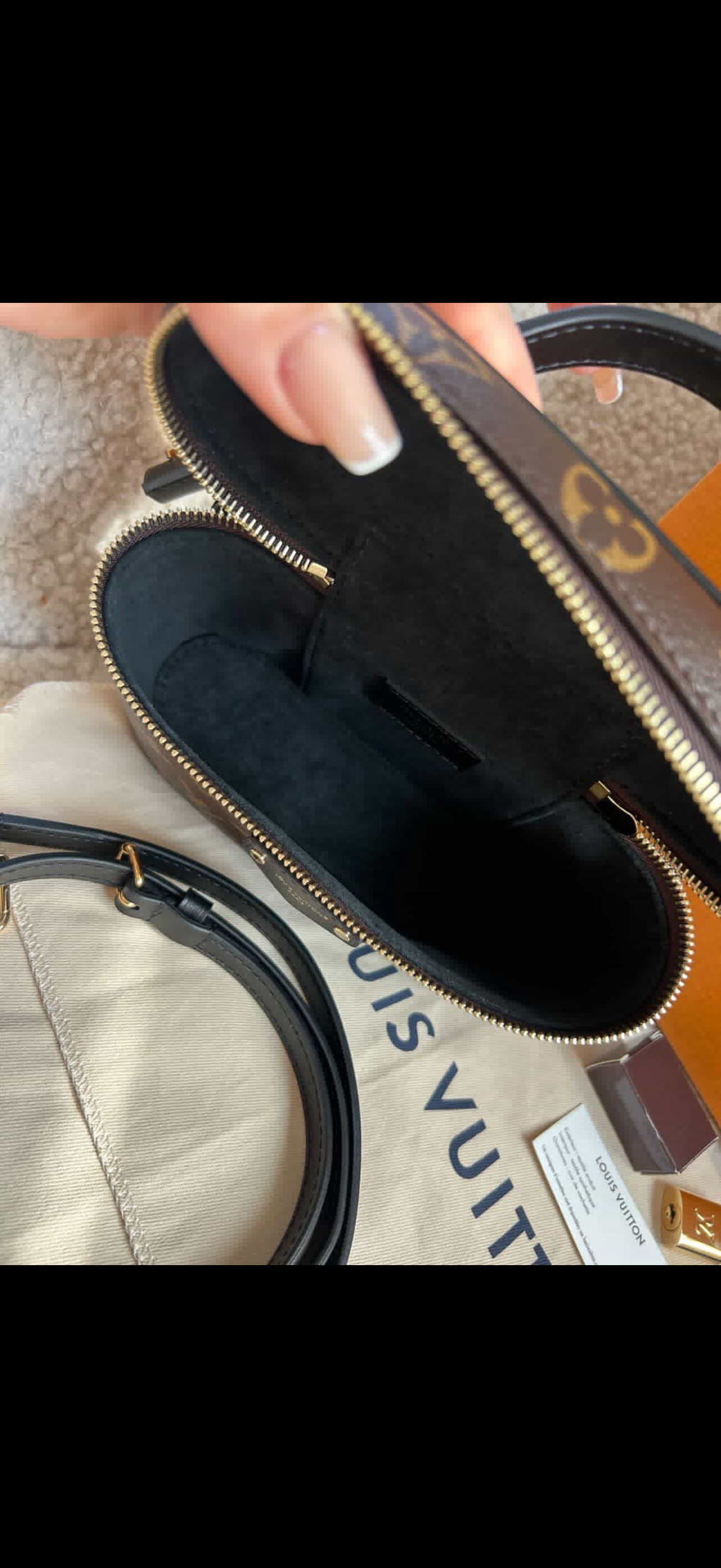 Louis Vuitton Vanity PM - Monogram Reverse Canvas | Brand New Full Set