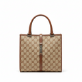 Gucci Jackie Canvas Tote Bag / Pre Owned / Luxury Brands Malta