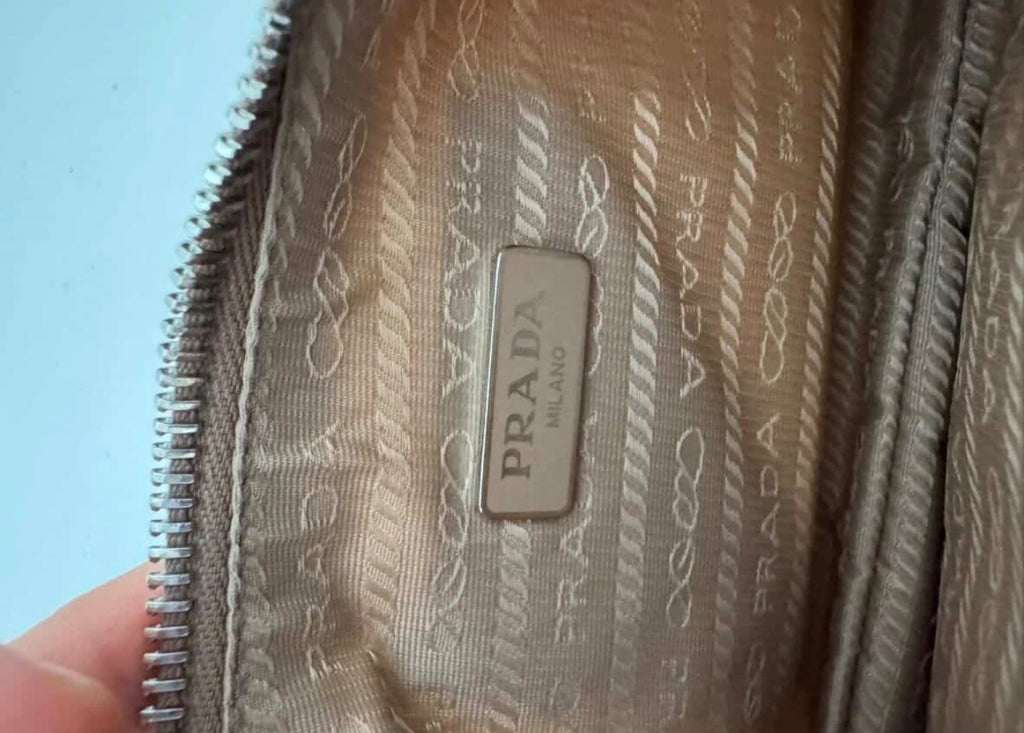Prada Re-Edition 2005 Nylon Bag – Cammeo Beige (Full Set + Receipt)