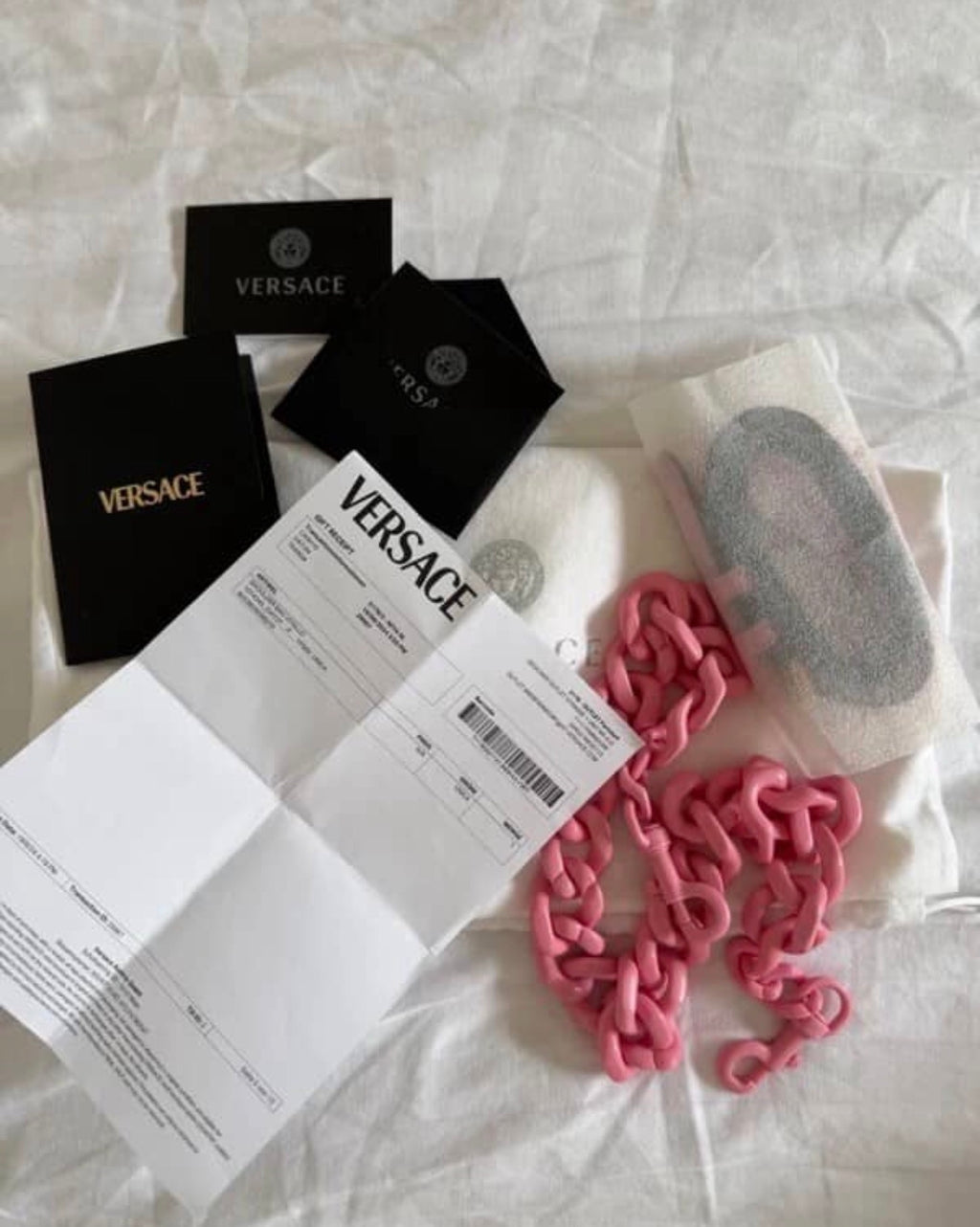 Versace La Medusa Mini Top Handle Bag in Pink – New with Receipt