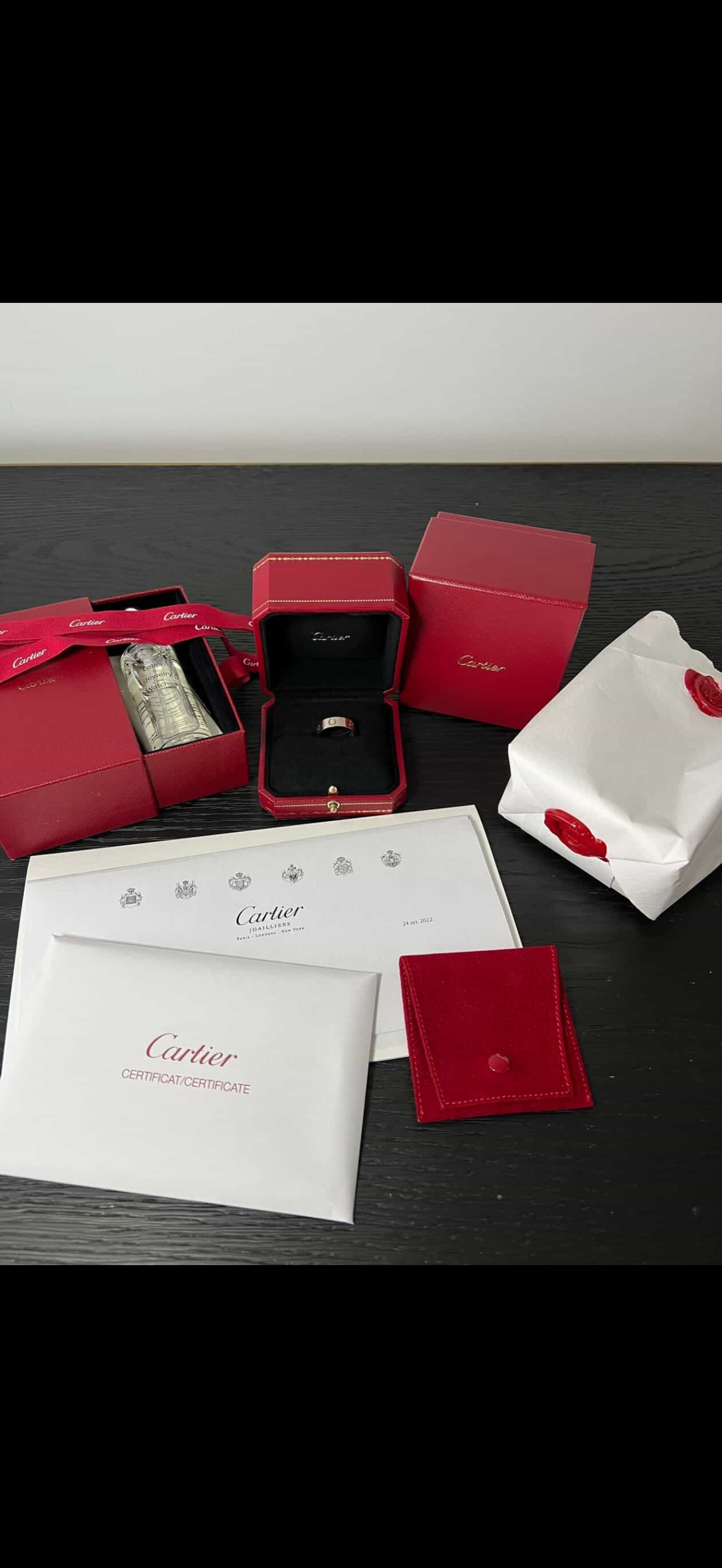 Authentic Cartier LOVE Ring – Classic Model (18K White Gold)Pre Owned / Luxury Brands Malta
