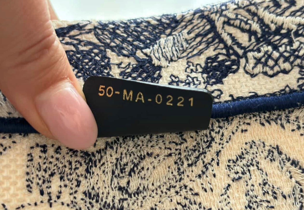 Dior Book Tote Medium Embroidered Canvas Bag – Like New