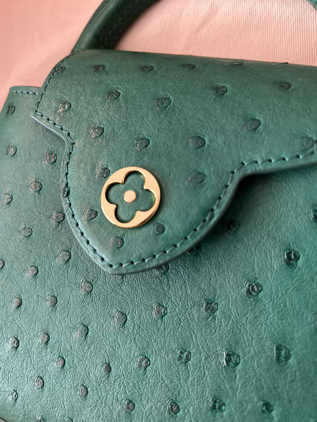Louis Vuitton Capucines Mini Ostrich – Emerald Green / Pre Owned / Luxury Brands Malta
