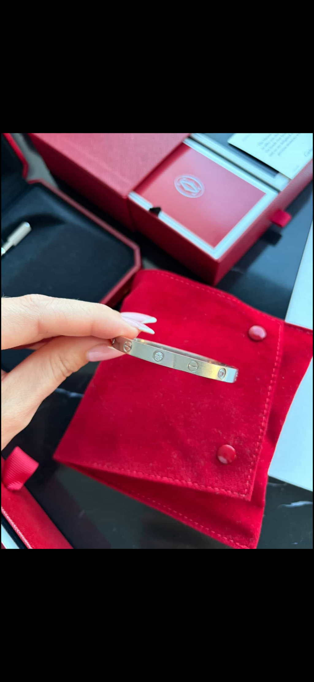 Cartier LOVE Bracelet, 4 Diamonds/ Pre Owned/ Luxury Brands Malta