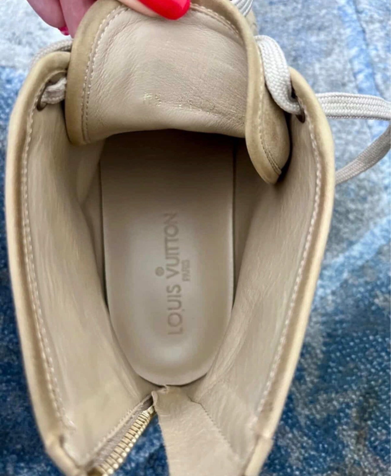 Louis Vuitton Suede High-Top Sneakers – Luxury Embellished Designer Footwear