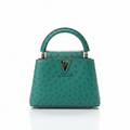 Louis Vuitton Capucines Mini Ostrich – Emerald Green / Pre Owned / Luxury Brands Malta