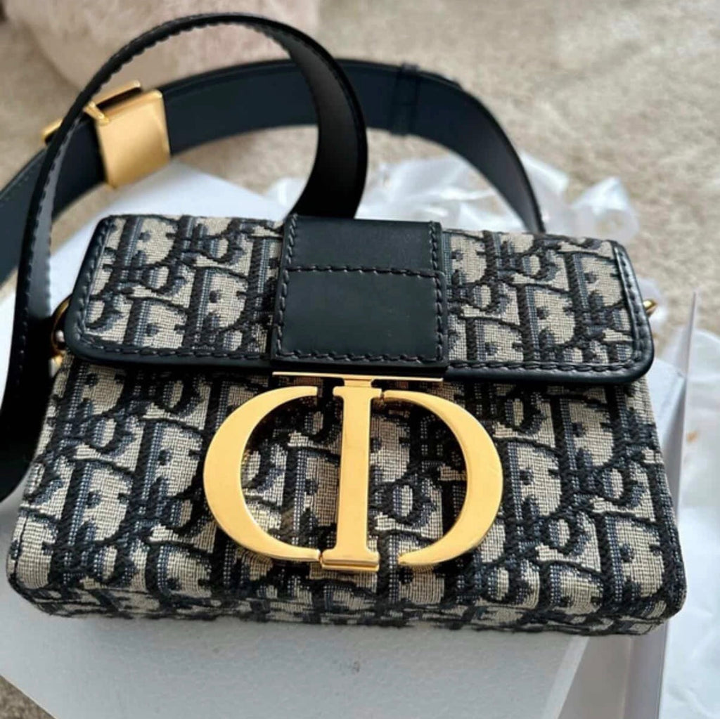 Christian Dior 30 Montaigne Pouch Oblique Canvas | Luxury Designer Bag/ Malta