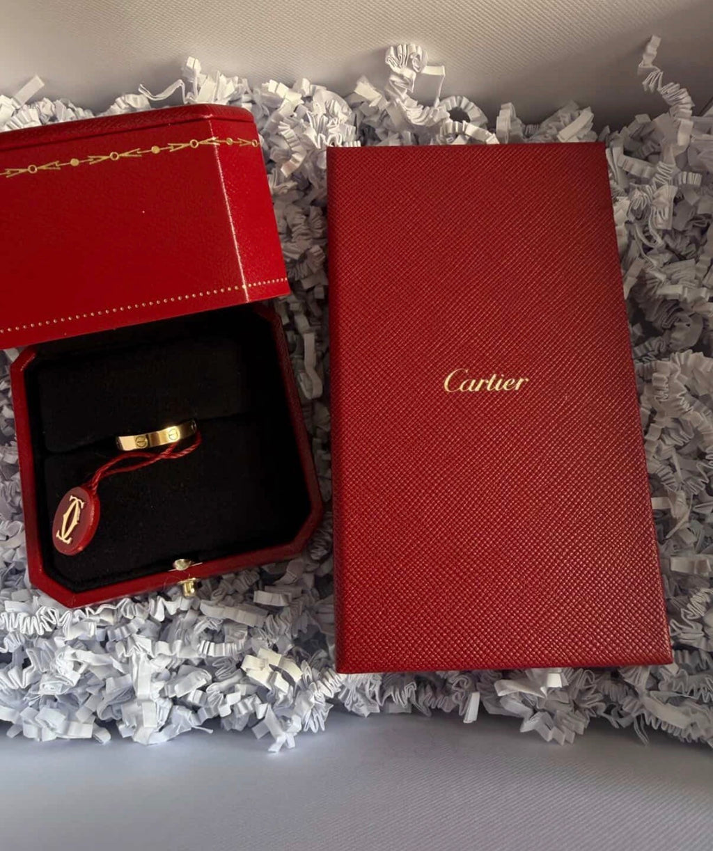 Cartier Love Ring, Small Model (18K Yellow Gold) – Brand New, Full Set
