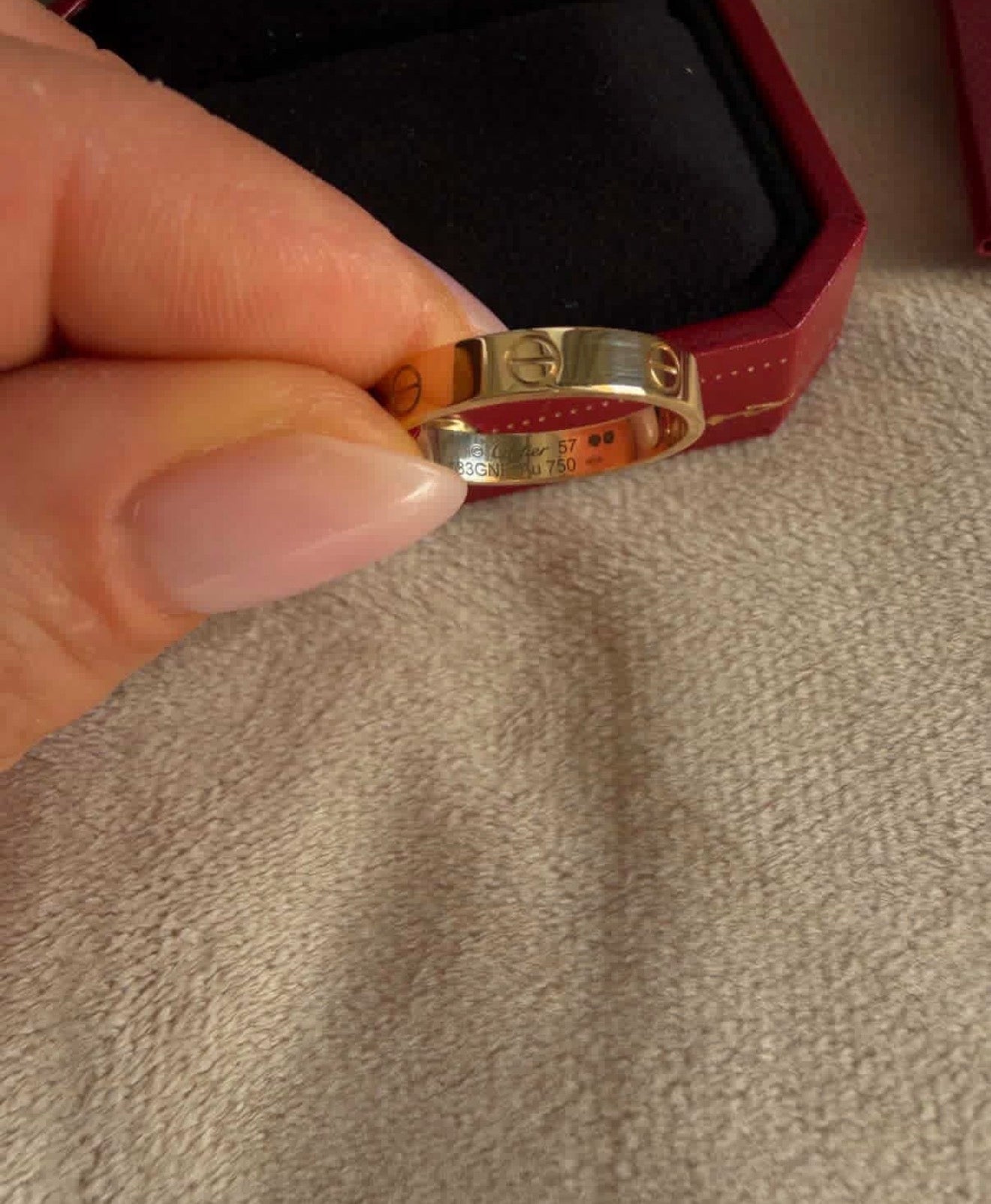 Cartier Love Ring, Small Model (18K Yellow Gold) – Brand New, Full Set