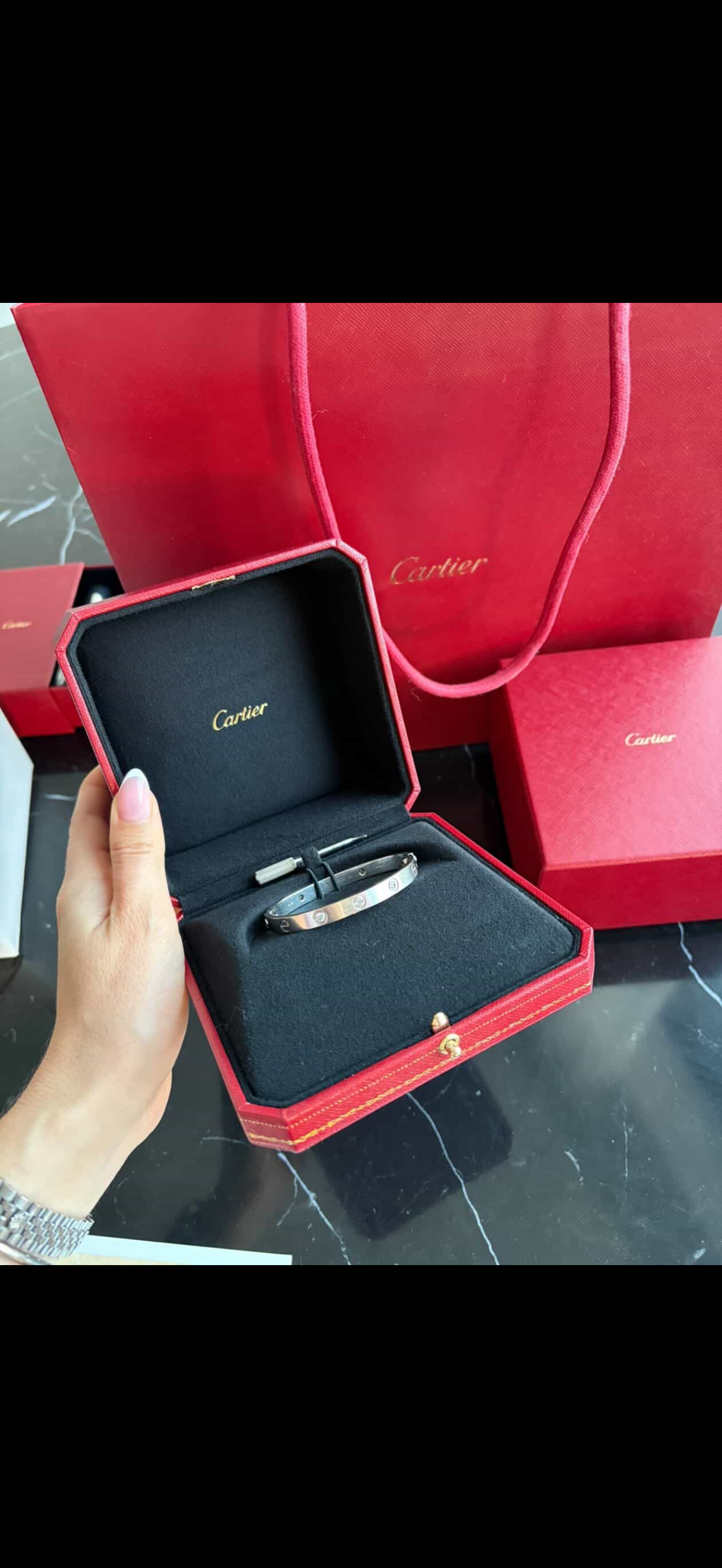 Cartier LOVE Bracelet, 4 Diamonds/ Pre Owned/ Luxury Brands Malta