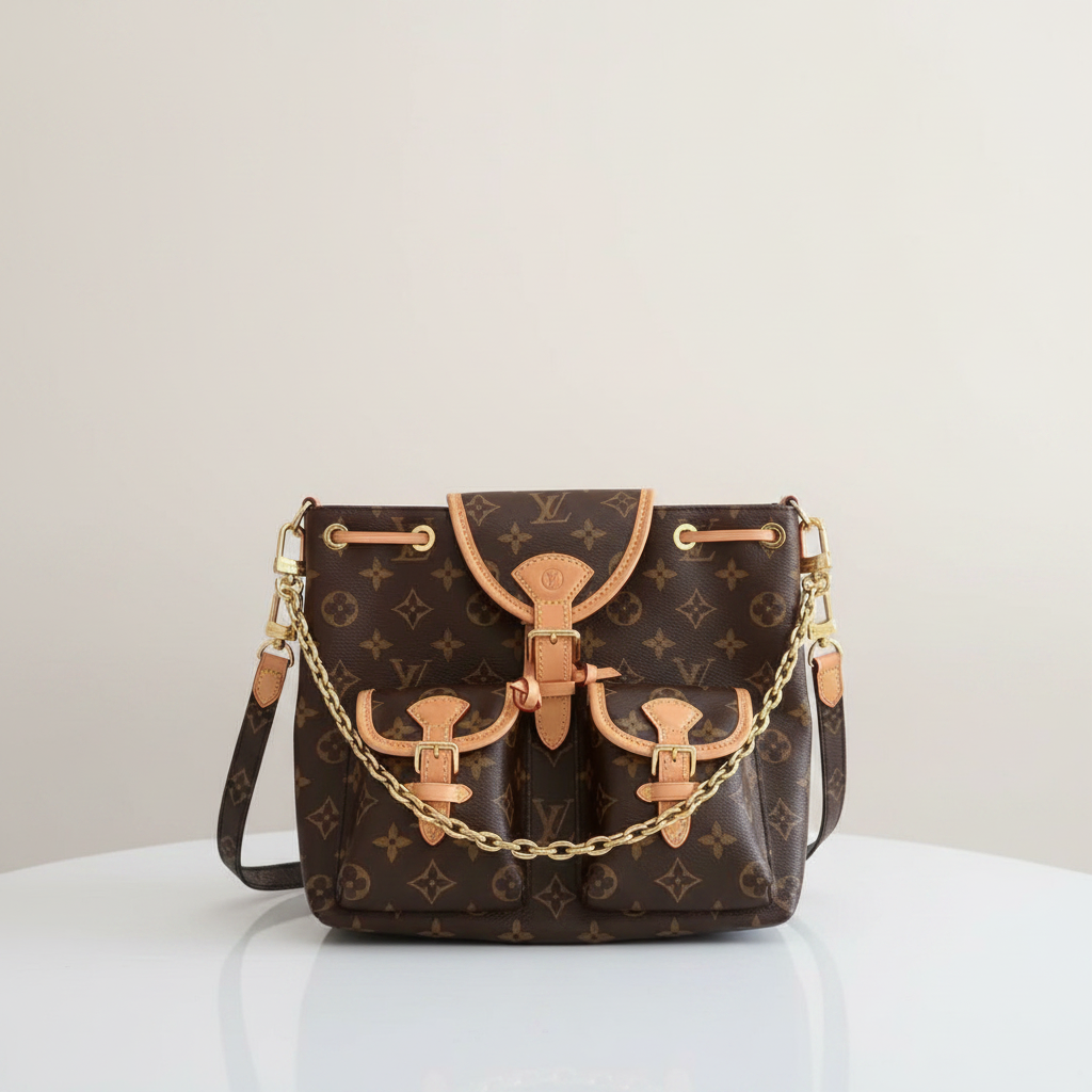 Louis Vuitton Excursion PM Backpack - Monogram Eclipse Canvas | Authentic Luxury