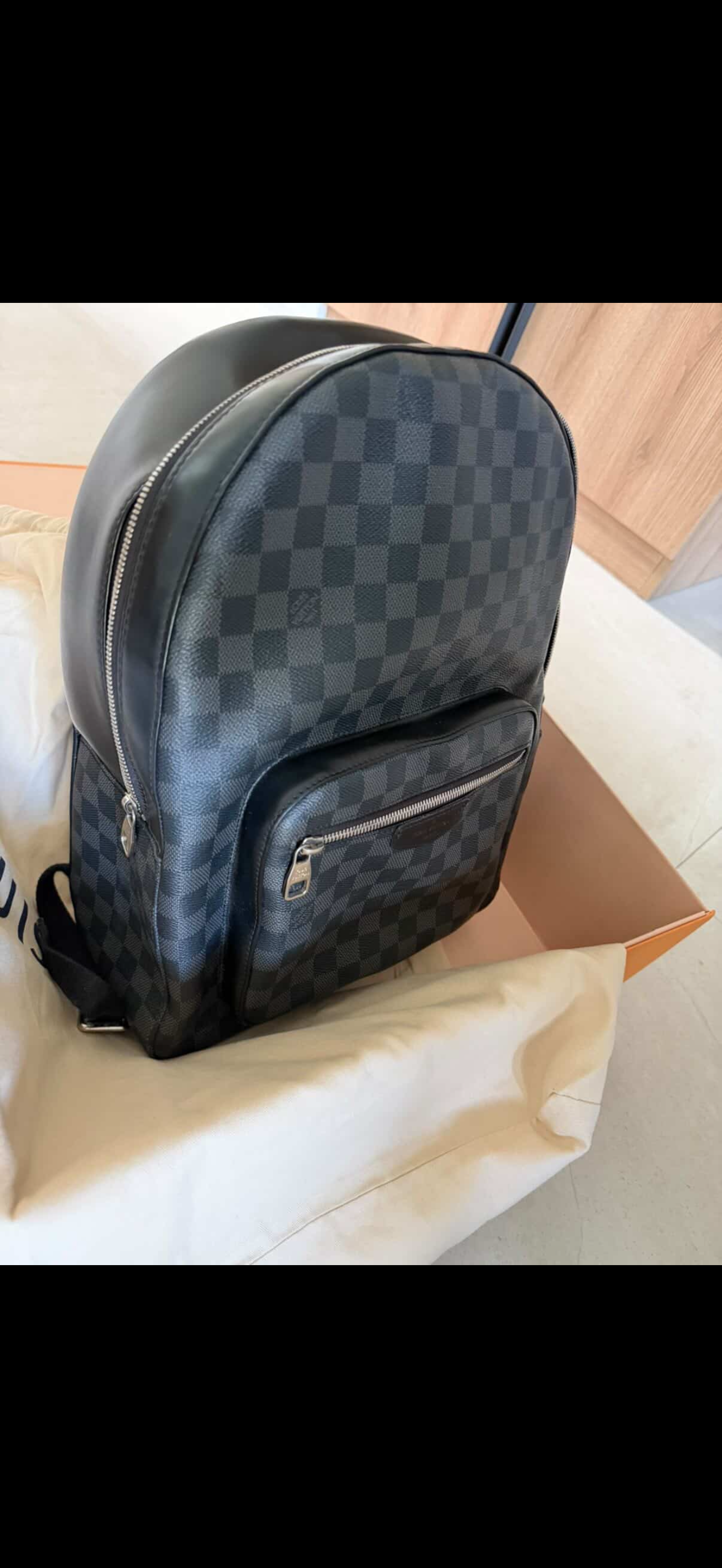 Louis Vuitton Josh Backpack Damier Graphite – Full Set / Pre Owned/ Luxury Brands Malta