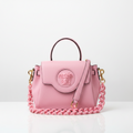 Versace La Medusa Mini Top Handle Bag in Pink – New with Receipt