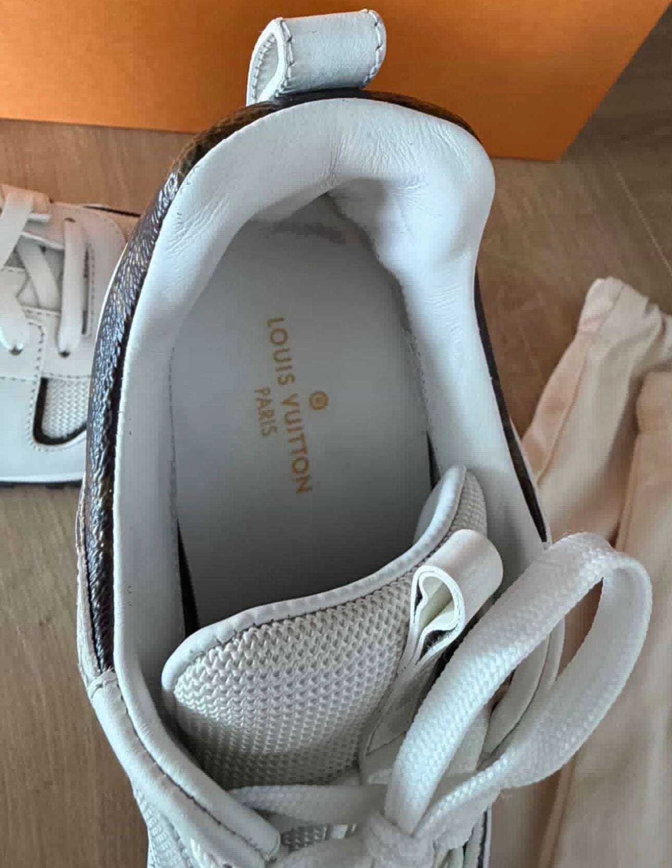Louis Vuitton Run Away Sneakers – Monogram Canvas & White – Size 36 (Fits 37)