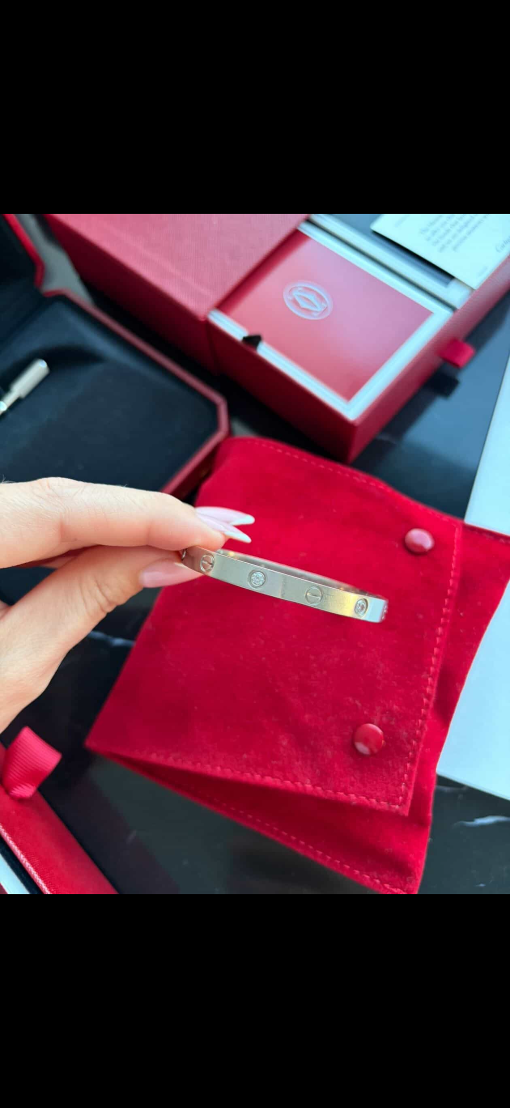 Cartier LOVE Bracelet, 4 Diamonds/ Pre Owned/ Luxury Brands Malta