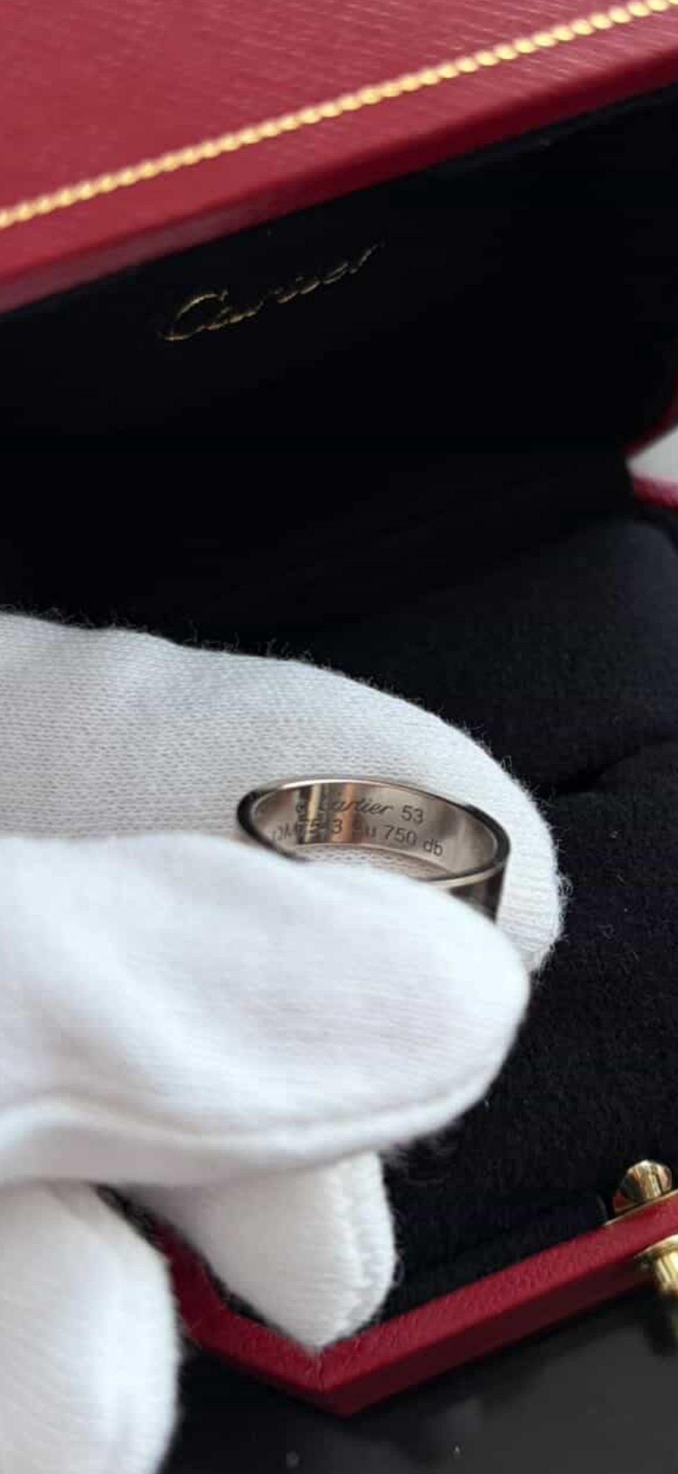 Authentic Cartier LOVE Ring – Classic Model (18K White Gold)Pre Owned / Luxury Brands Malta