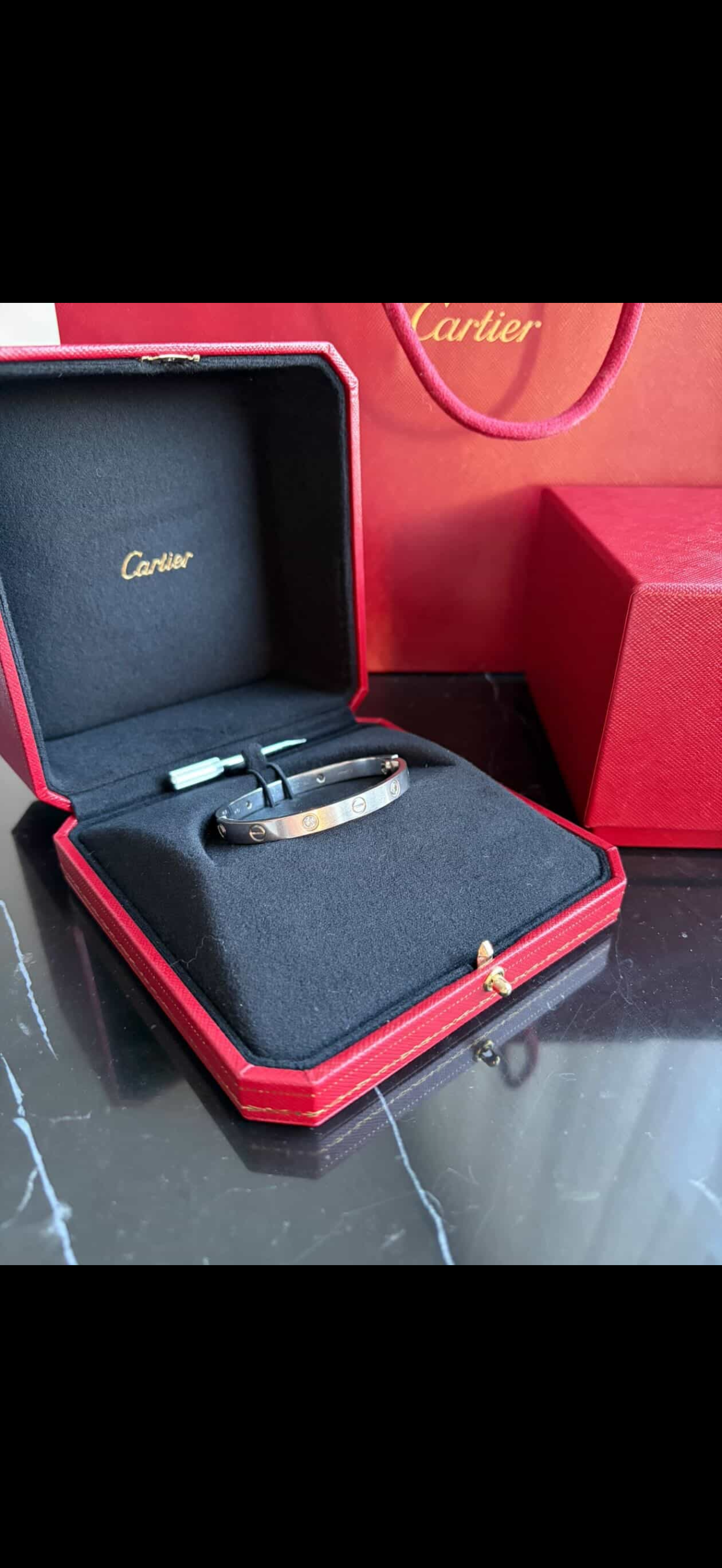 Cartier LOVE Bracelet, 4 Diamonds/ Pre Owned/ Luxury Brands Malta