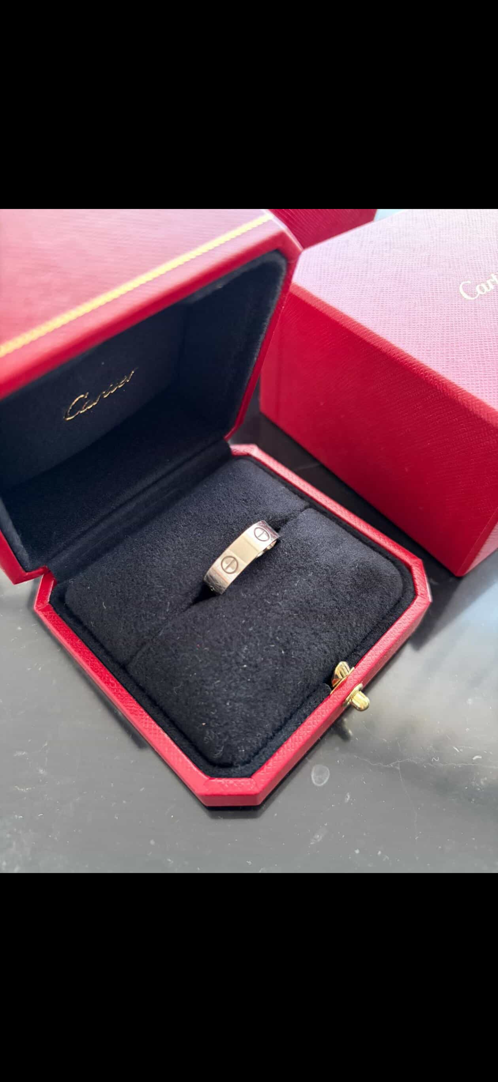 Authentic Cartier LOVE Ring – Classic Model (18K White Gold)Pre Owned / Luxury Brands Malta