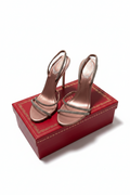 René Caovilla Irina Phard Satin Crystal Sandals – Size 38 (Full Set & Invoice)Luxury Brands Malta/ Pre Owned Luxury