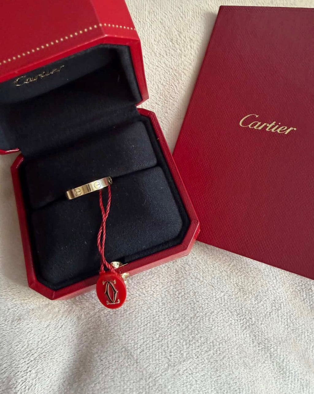 Cartier Love Ring, Small Model (18K Yellow Gold) – Brand New, Full Set