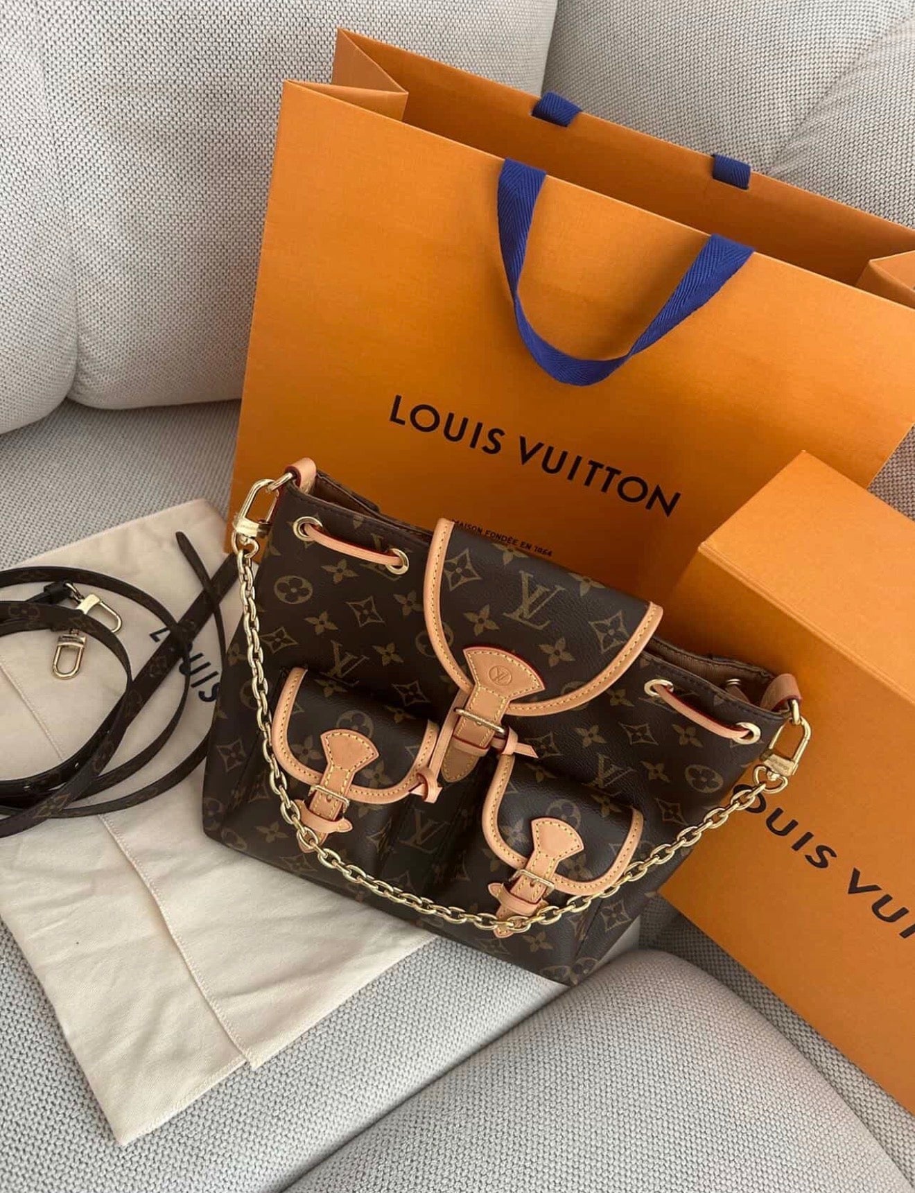 Louis Vuitton Excursion PM Backpack - Monogram Eclipse Canvas | Authentic Luxury