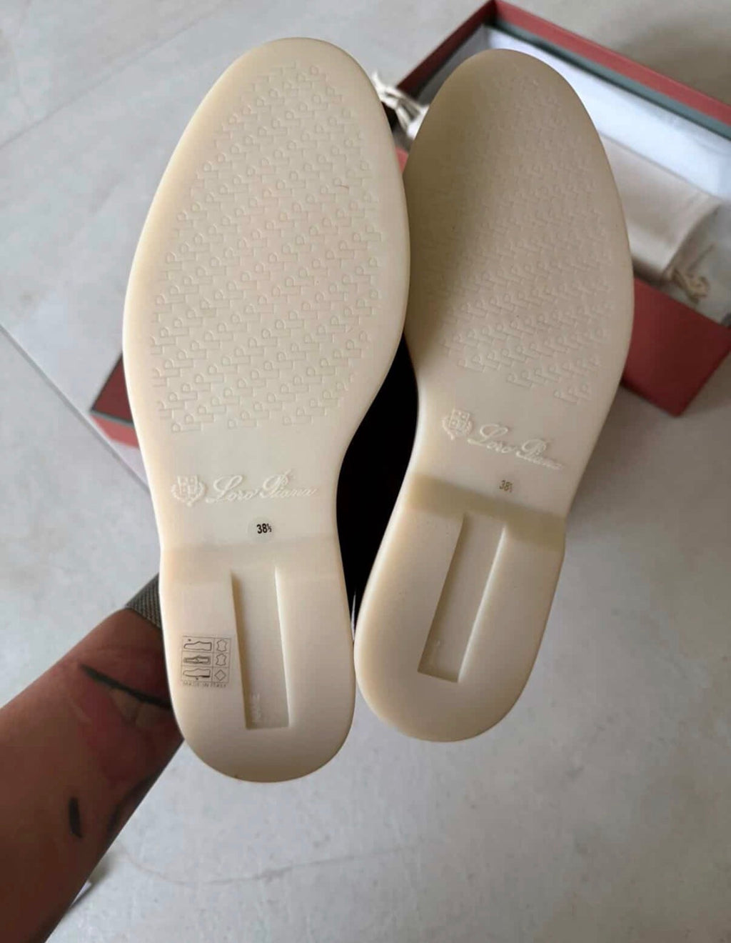 Brand New Loro Piana Summer Charms Walk Loafers – Full Set with Receipt/ Luxury Brands Malta/ Pre Owned Luxury Shop