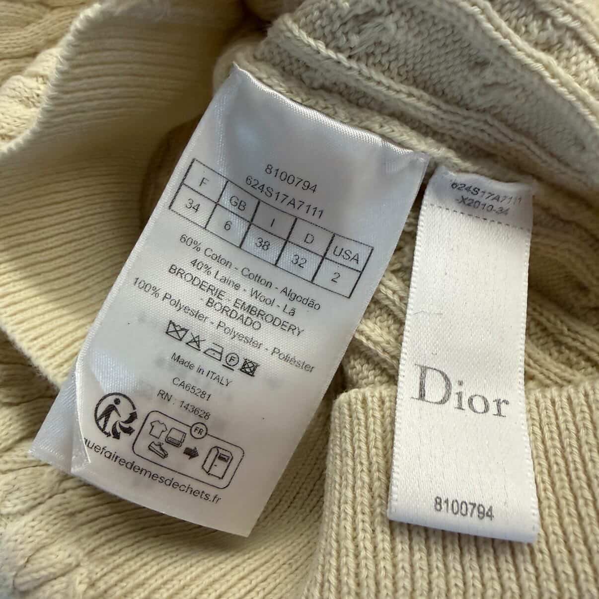 Luxury Christian Dior Sweater/ pre owned/ Luxury Brands Malta