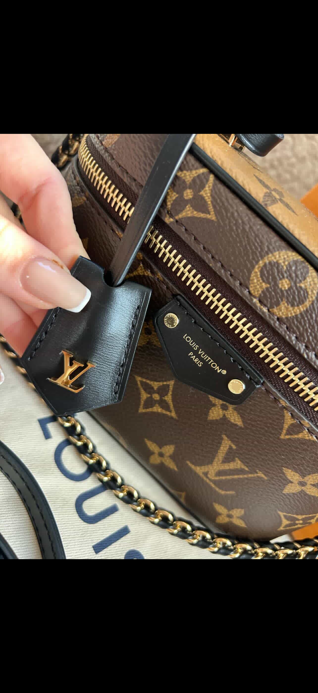 Louis Vuitton Vanity PM - Monogram Reverse Canvas | Brand New Full Set