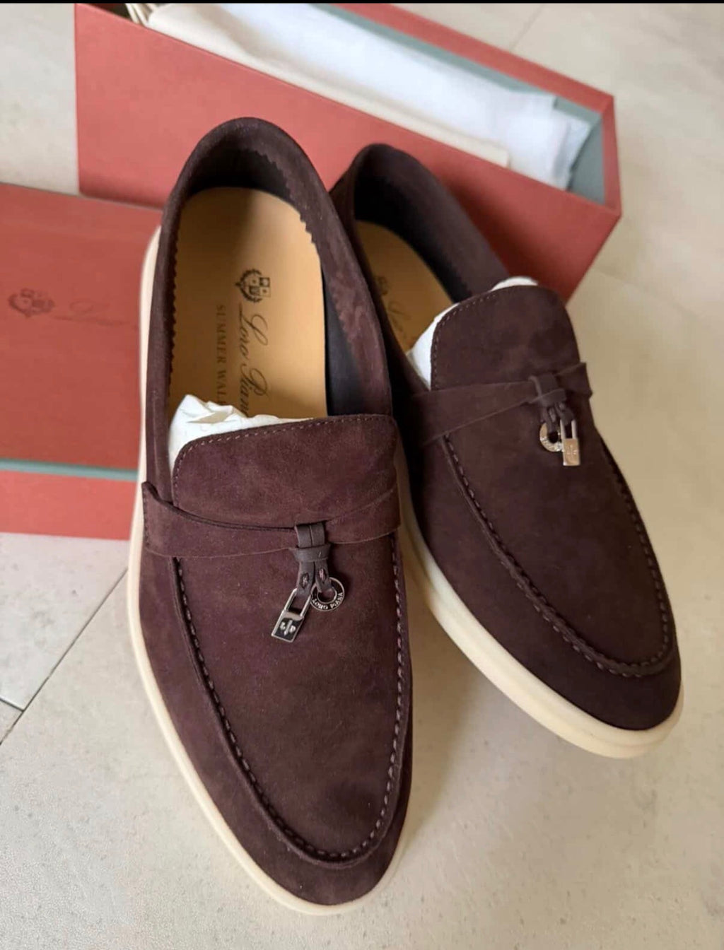 Brand New Loro Piana Summer Charms Walk Loafers – Full Set with Receipt/ Luxury Brands Malta/ Pre Owned Luxury Shop