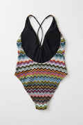 Missoni Zigzag Metallic One-Piece Swimsuit – Multicolor | Size IT 46 | New with Packaging