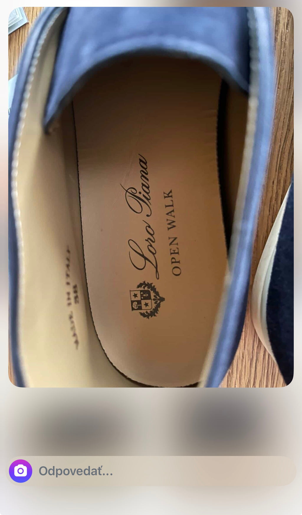 Authentic Loro Piana Summer Walk Shoes – Deep Blue suede – Size 38 – Excellent Condition/ Pre Owned Luxury Brands Malta