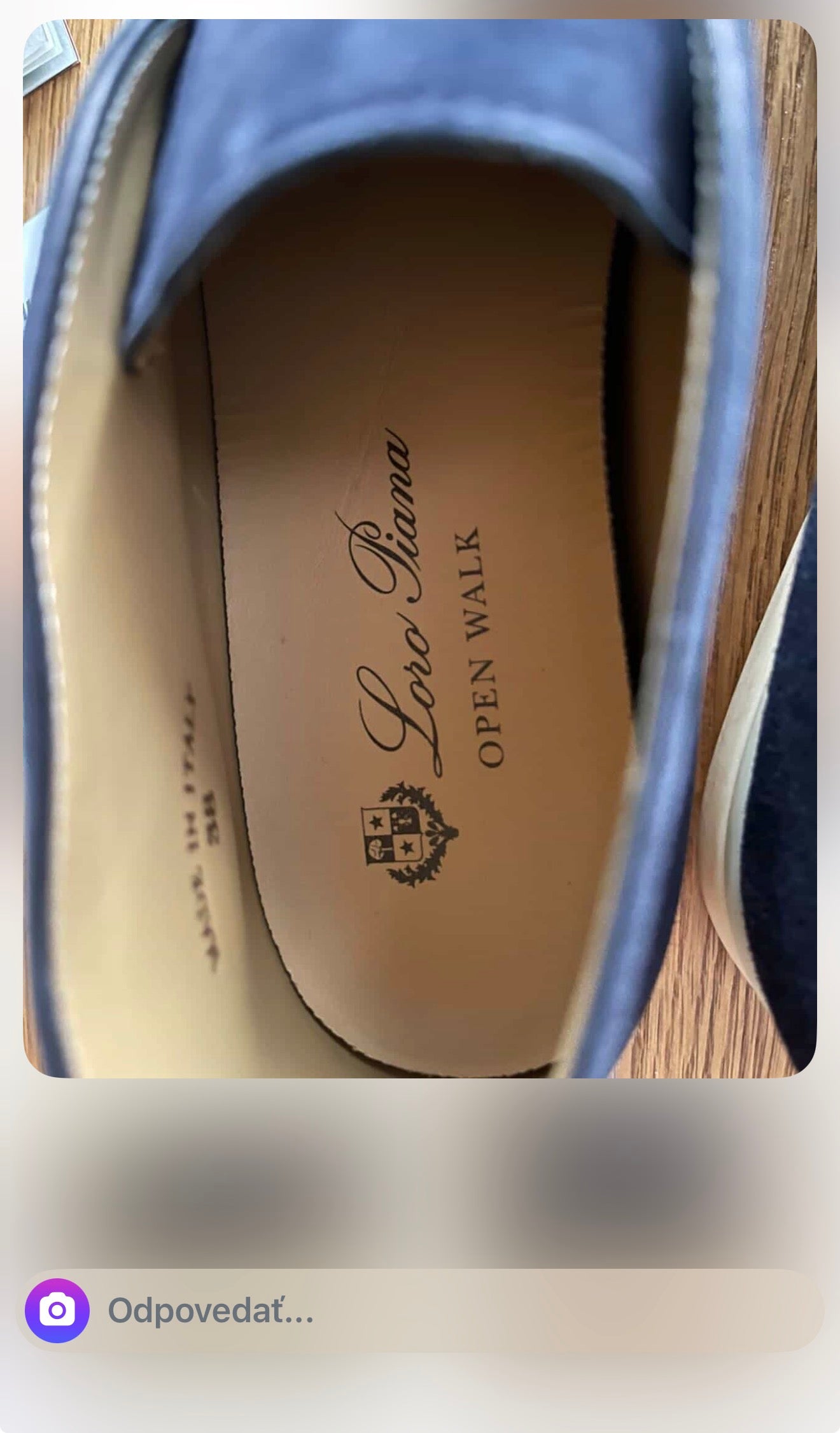 Authentic Loro Piana Summer Walk Shoes – Deep Blue suede – Size 38 – Excellent Condition/ Pre Owned Luxury Brands Malta