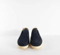 Authentic Loro Piana Summer Walk Shoes – Deep Blue suede – Size 38 – Excellent Condition/ Pre Owned Luxury Brands Malta