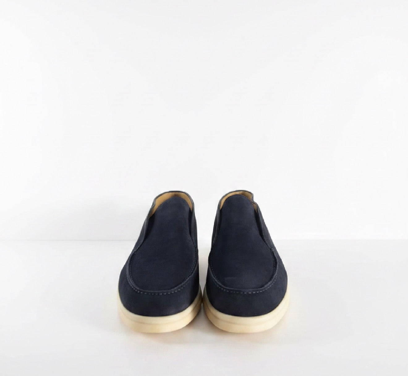 Authentic Loro Piana Summer Walk Shoes – Deep Blue suede – Size 38 – Excellent Condition/ Pre Owned Luxury Brands Malta