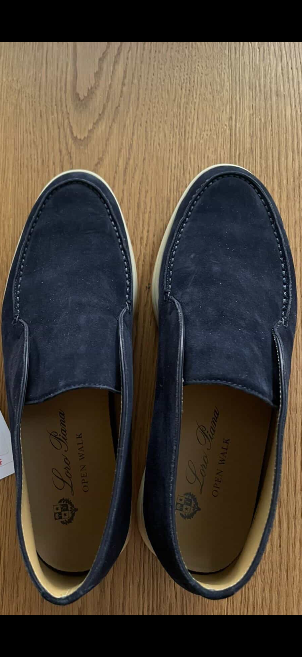 Authentic Loro Piana Summer Walk Shoes – Deep Blue suede – Size 38 – Excellent Condition/ Pre Owned Luxury Brands Malta
