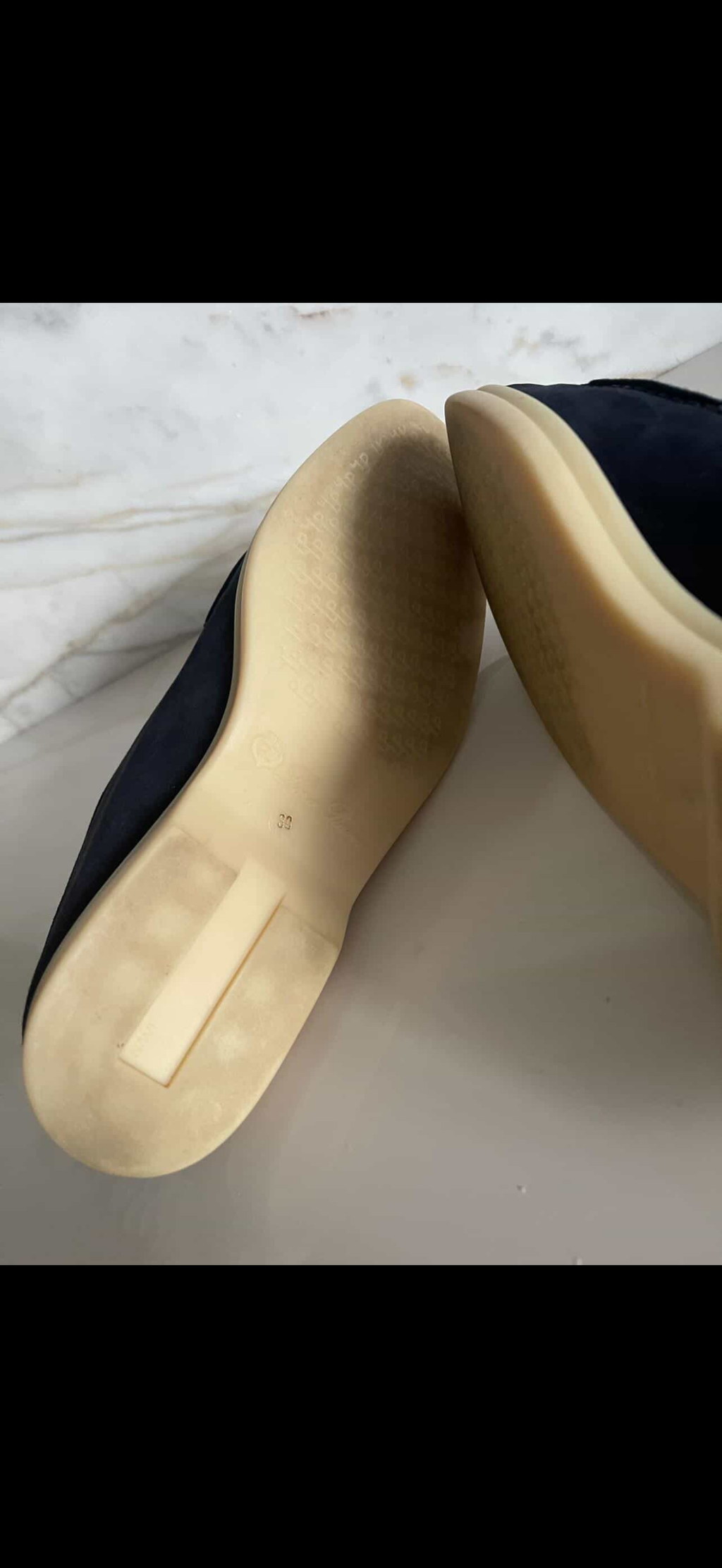Authentic Loro Piana Summer Walk Shoes – Deep Blue suede – Size 38 – Excellent Condition/ Pre Owned Luxury Brands Malta