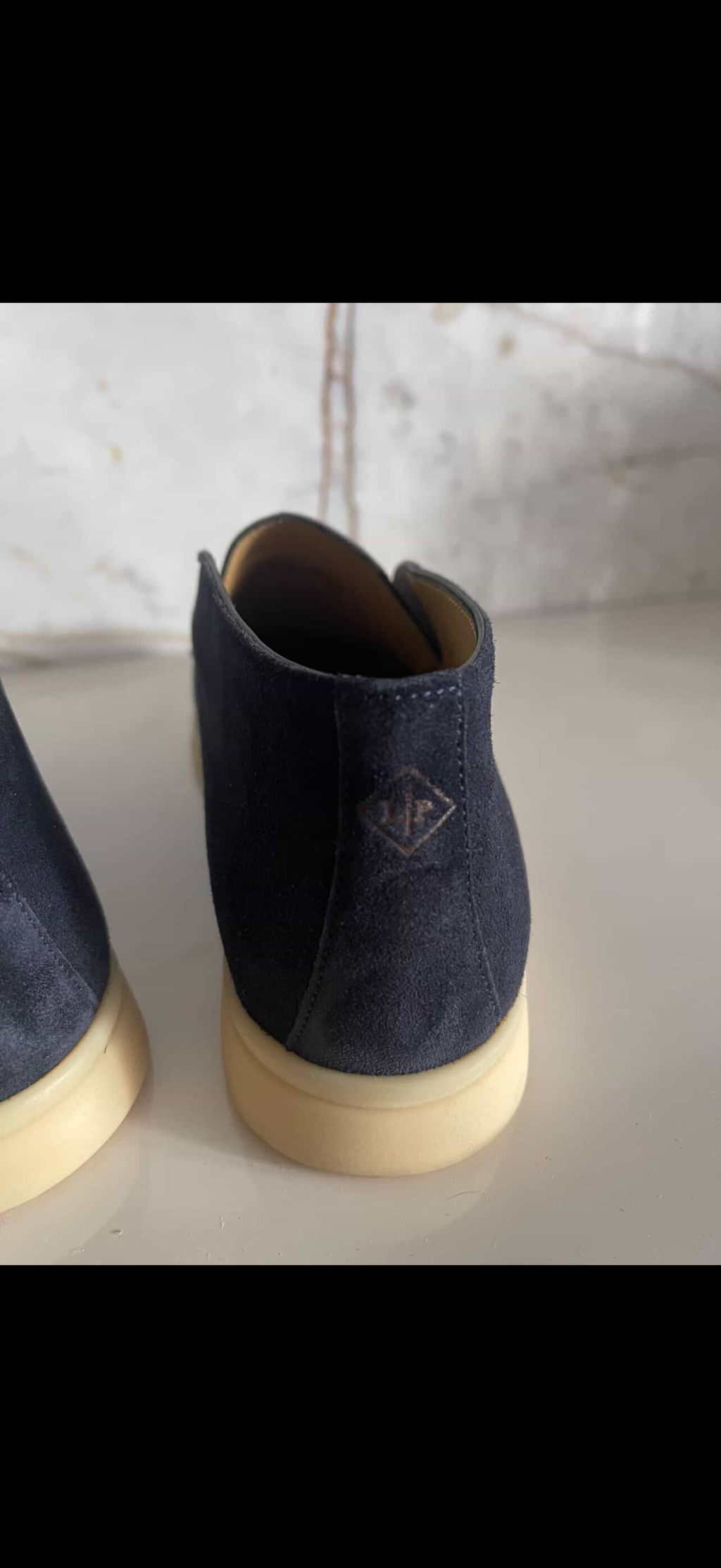 Authentic Loro Piana Summer Walk Shoes – Deep Blue suede – Size 38 – Excellent Condition/ Pre Owned Luxury Brands Malta
