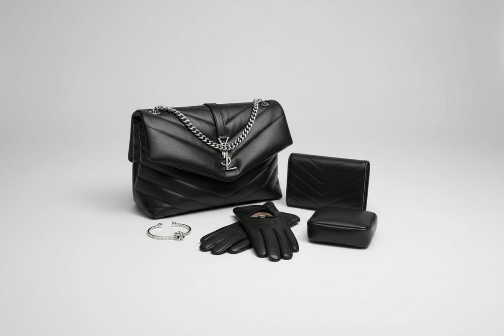 Saint Laurent Loulou Medium – Black Quilted Leather with Silver Hardware/ Luxury Brands Malta/ Pre Owned Luxury Brands