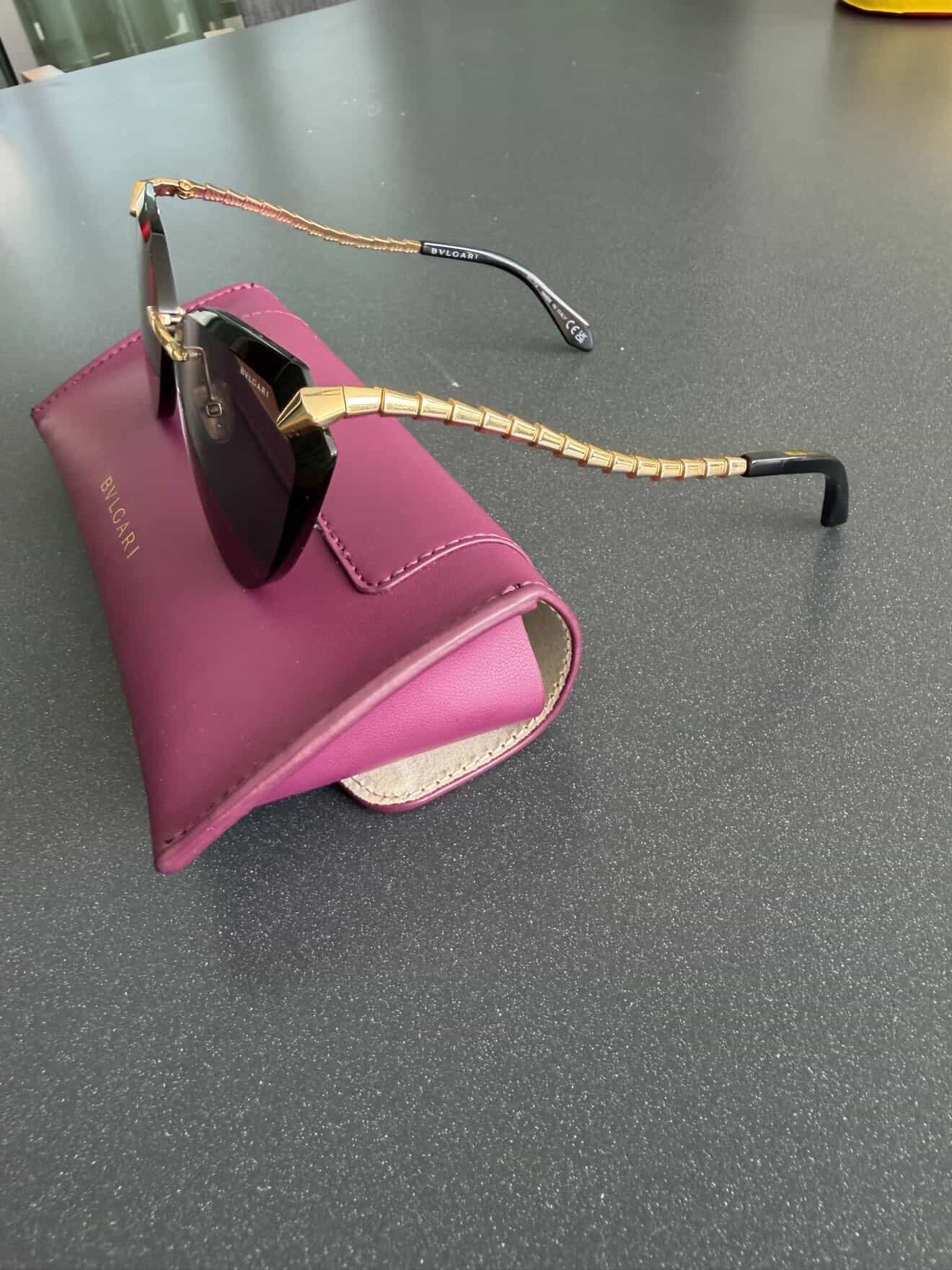 BVLGARI SERPENTI RIMLESS CAT EYE SUNGLASSES / Luxury Brands Malta/ Pre Owned/